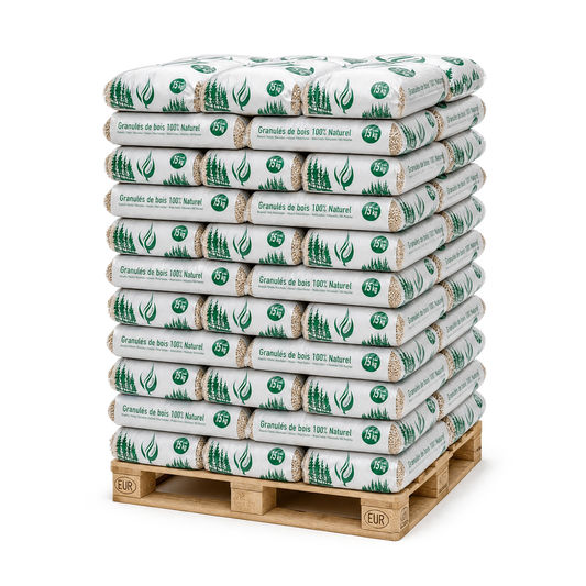 Pallet EuroWood houtpellets, 70 zakken van 15 kg